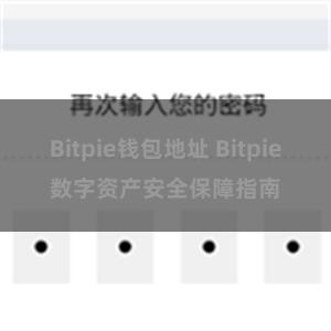 Bitpie钱包地址 Bitpie数字资产安全保障指南