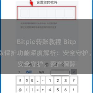 Bitpie转账教程 Bitpie钱包隐私保护功能深度解析：安全守护，资产保障