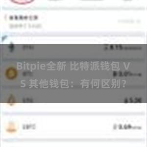 Bitpie全新 比特派钱包 VS 其他钱包：有何区别？