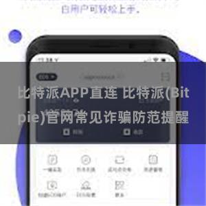 比特派APP直连 比特派(Bitpie)官网常见诈骗防范提醒